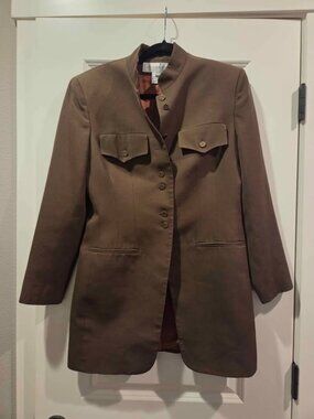 Vintage Jones New York womens wool blazer size 10 made in USA FREE SHIPPING!